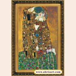 Набор для вышивания бисером АБРИС АРТ "Поцелуй"